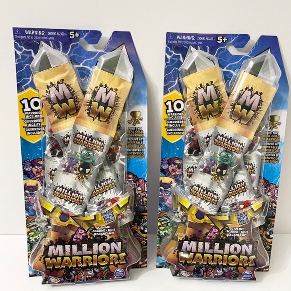 Million Warriors Lot of 8 Warrior 10 Packs Blind Mini Figures - Picture 11 of 13
